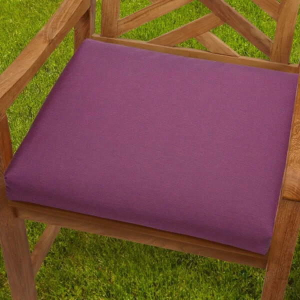 Bristol 19-inch Purple Orchid Chair Cushion with Sunbrella Fabric