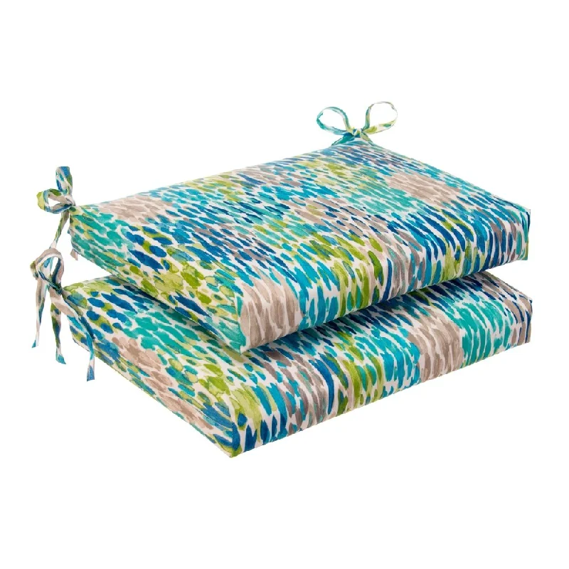 Glasgow April Showers Seat Square Cushion (Set of 2) by Havenside Home