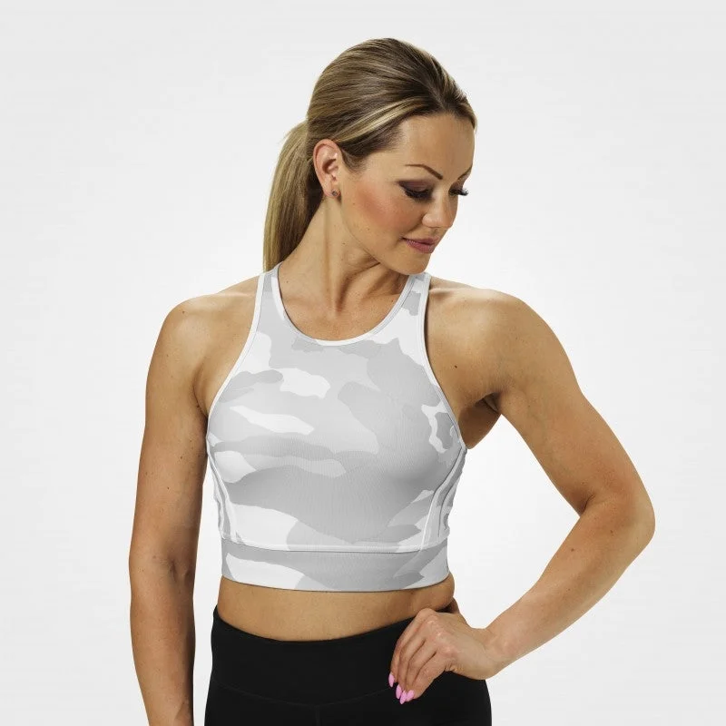 Better Bodies Chelsea Halter - White Camo