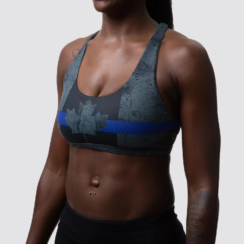 Canada Thin Blue Line Vitality Sports Bra (Police Edition)