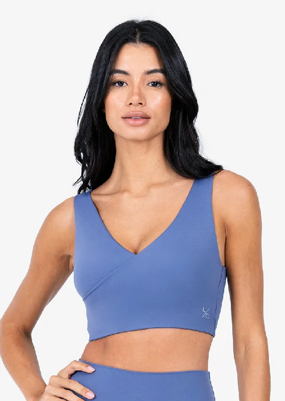 Elevate Touch Wrap Bra Indigo