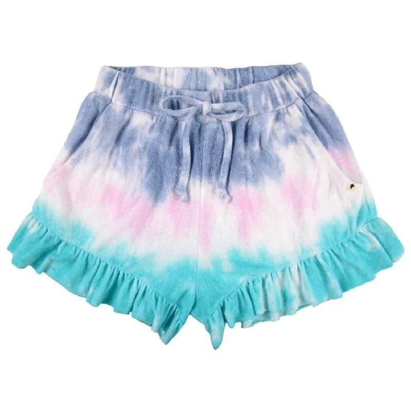 Island Terry Ruffle Short In Multi