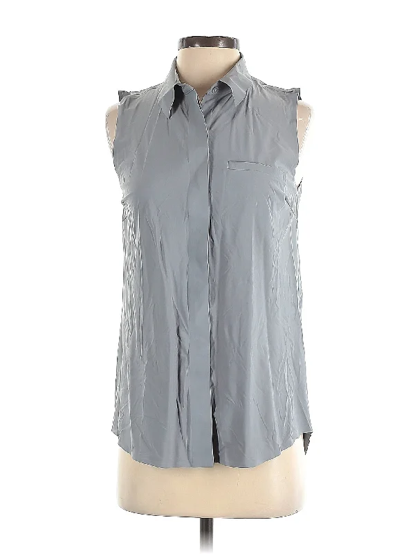 Sleeveless Button Down Shirt