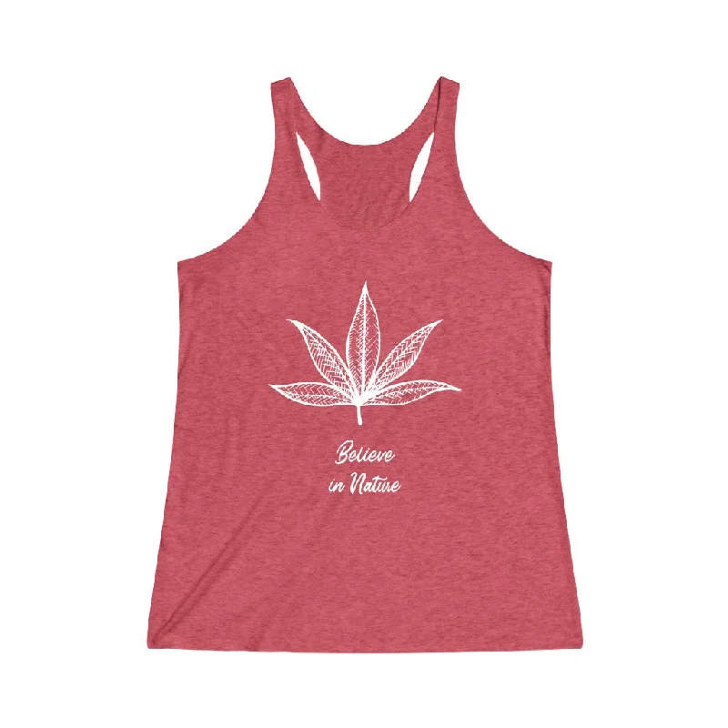 Nature Women's Tri-Blend Racerback Tank