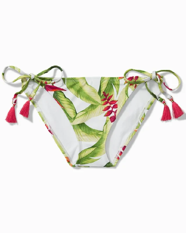 Tommy Bahama Calypso Fronds String Bottom - White