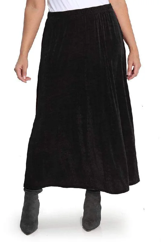 Vikki Vi Classic Black Maxi Skirt