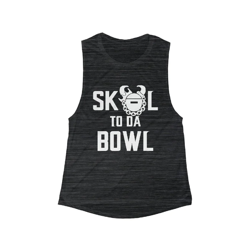 Women's Flowy Scoop Muscle Tank - to da BOWL